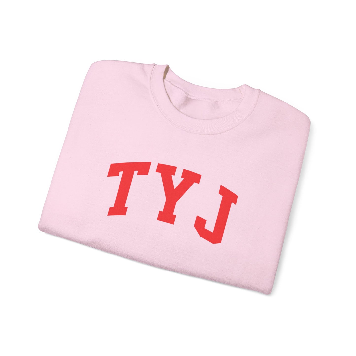 TYJ College Crewneck Sweatshirt — Red Letter Varsity Style
