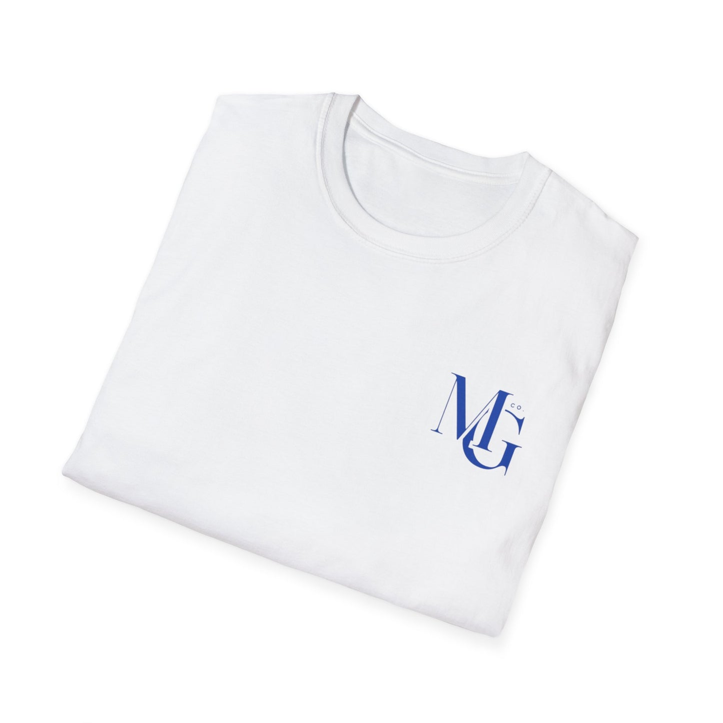 Monogram MGCo Tee - Classic Blue Initials T-Shirt