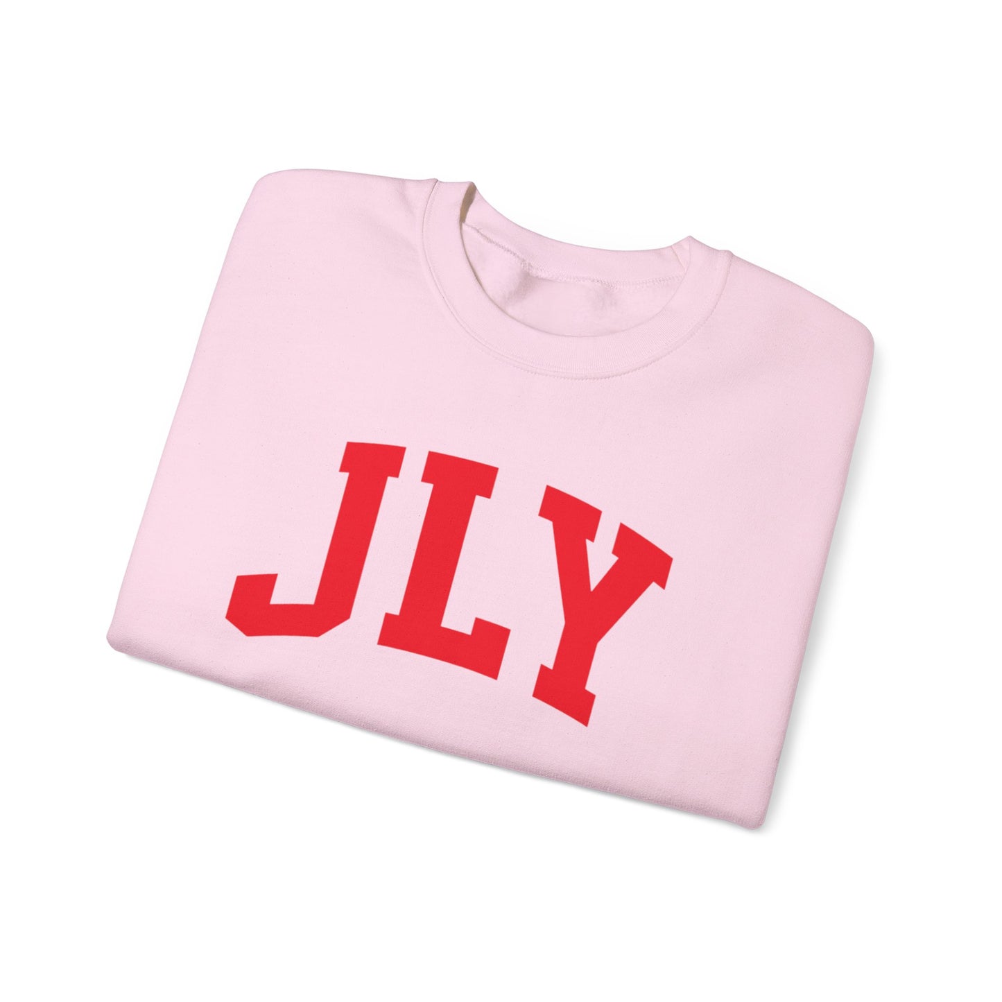 JLY Red Collegiate Crewneck Sweatshirt