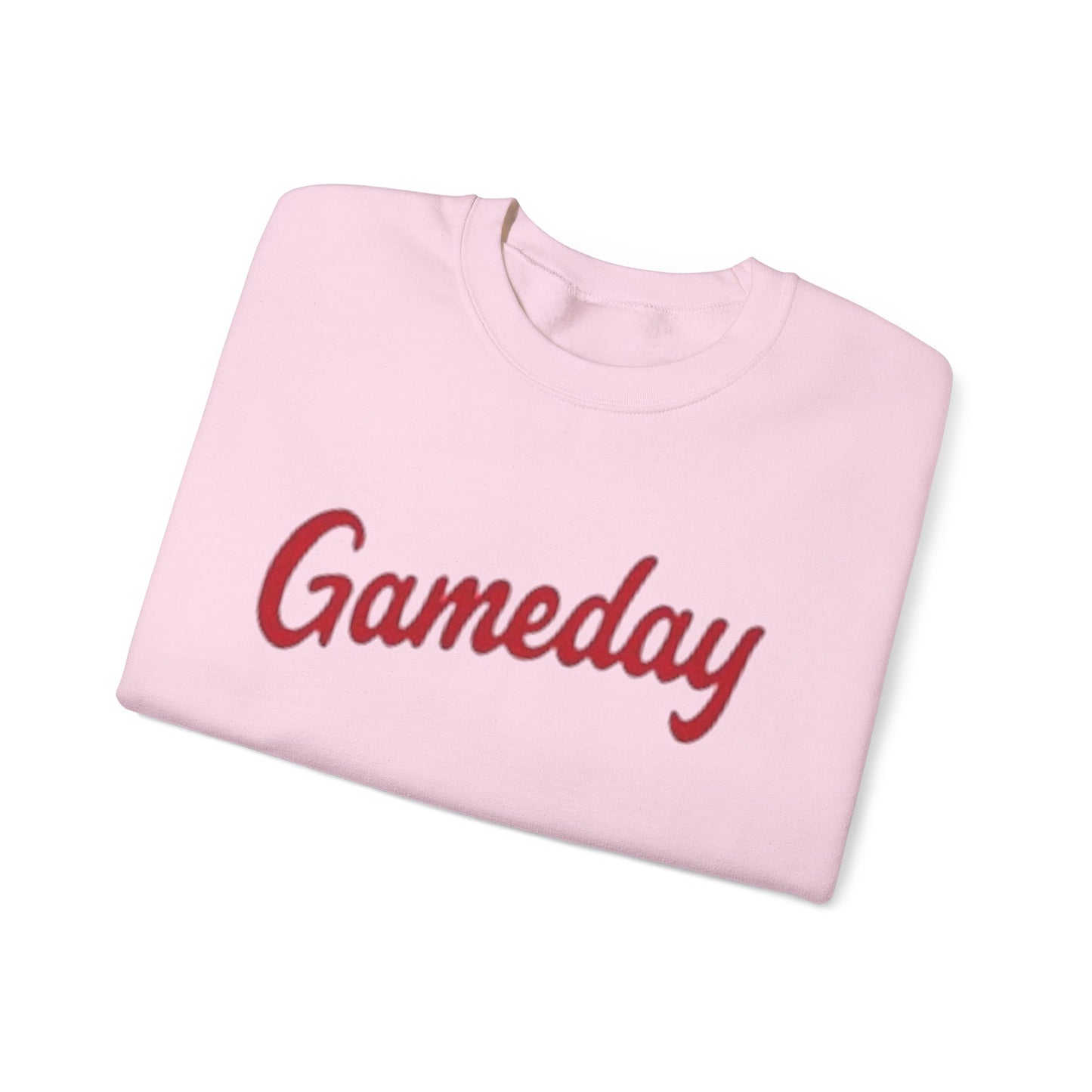 Gameday Crewneck Sweatshirt — Retro Script Game Day Pullover