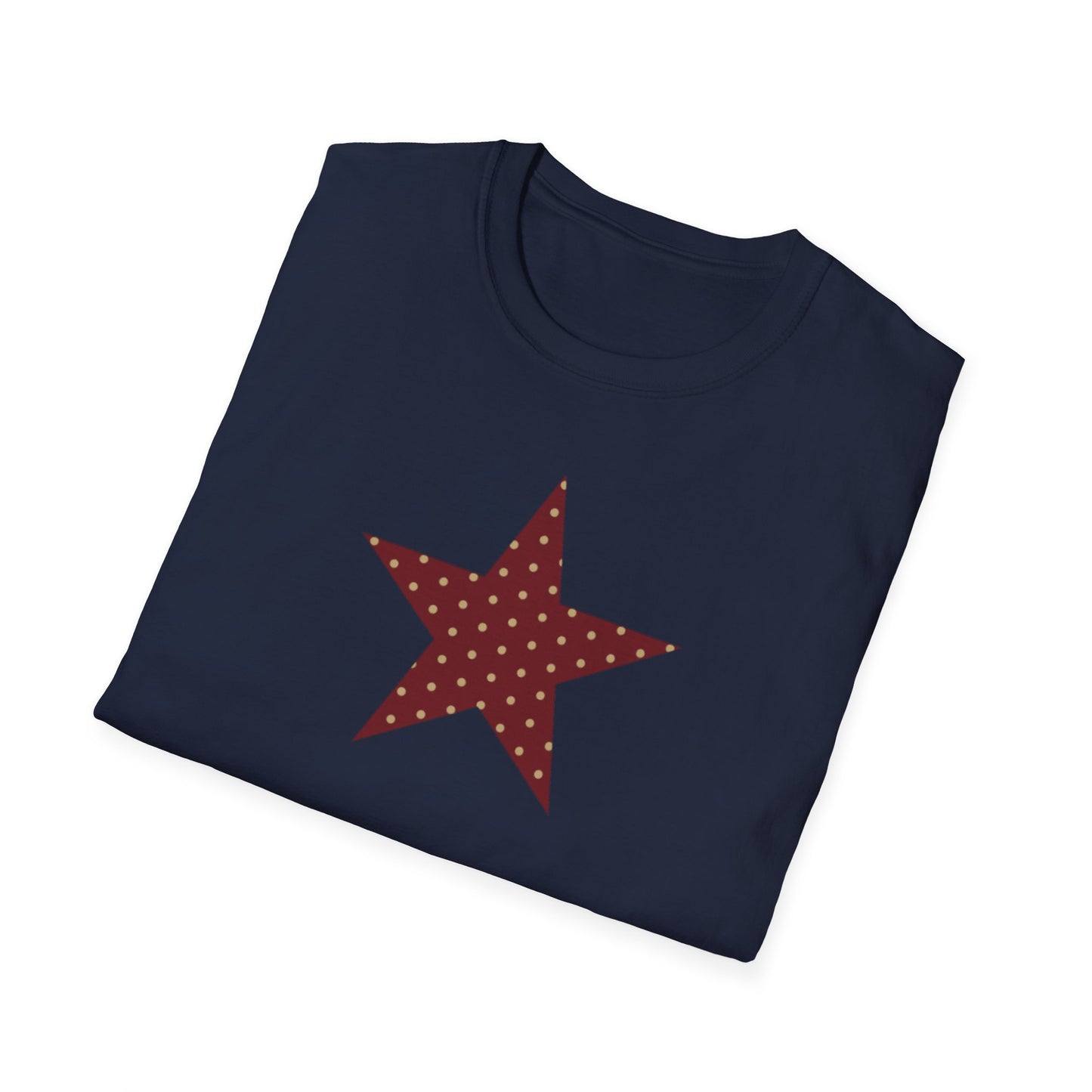 Garnet and Gold Polka Dot Star T-Shirt