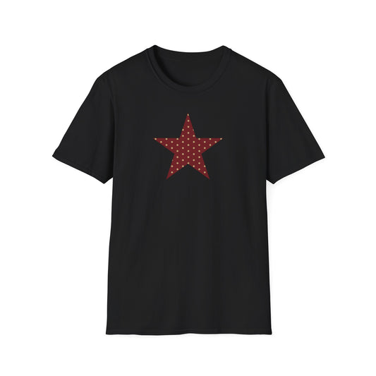 Garnet and Gold Polka Dot Star T-Shirt