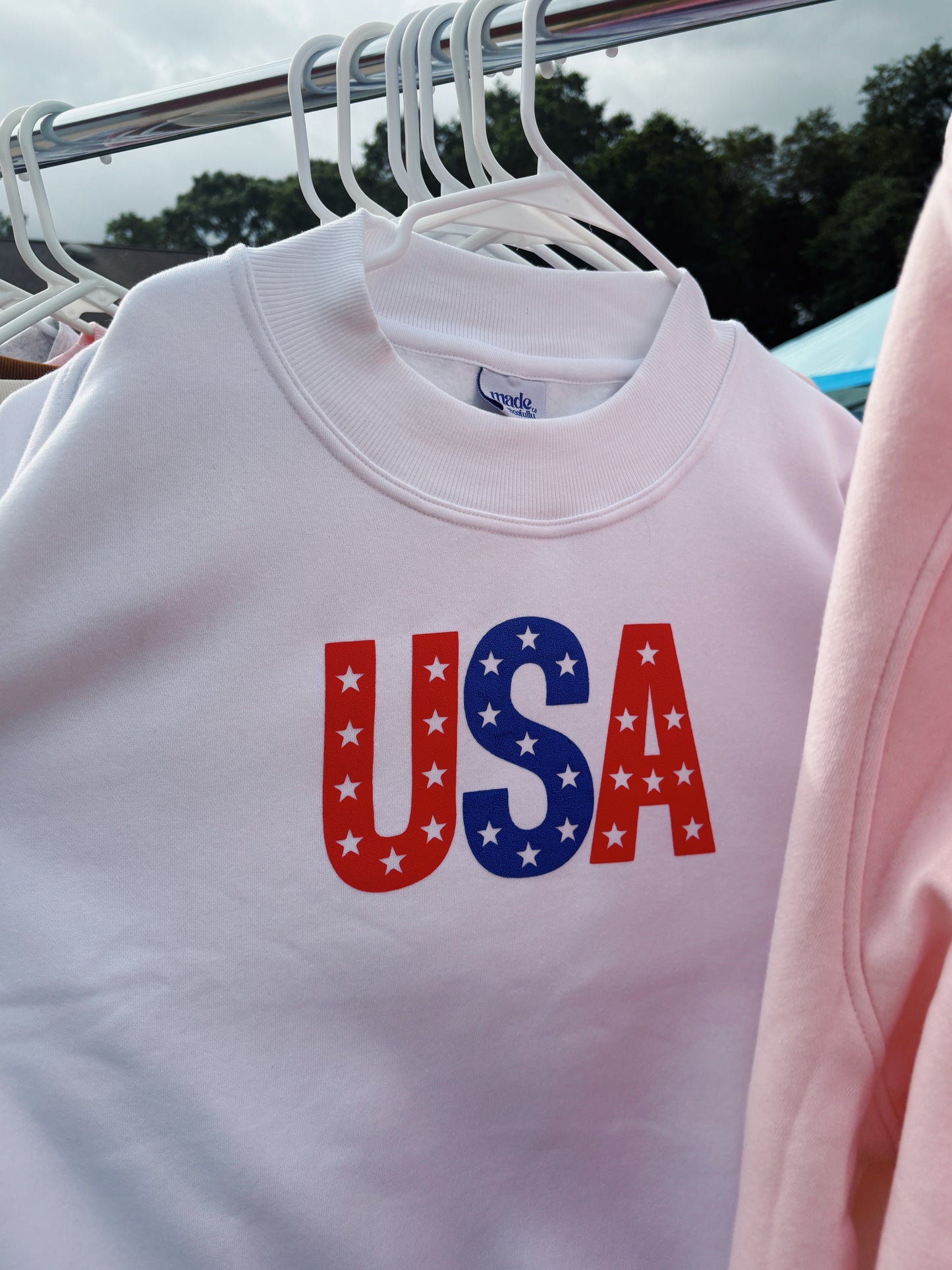USA STAR MOCK NECK L/XL