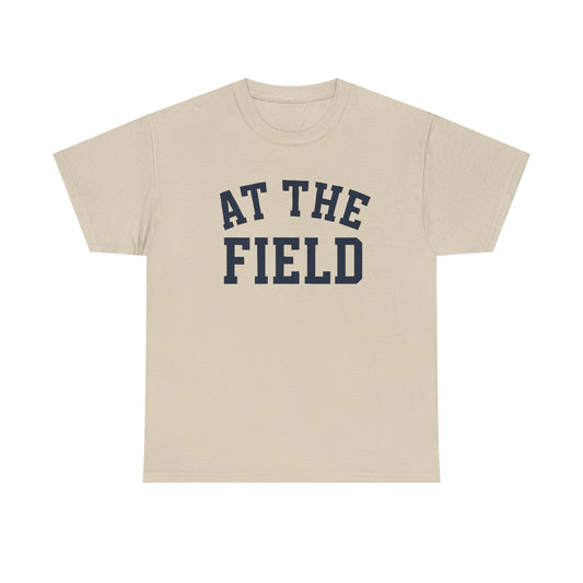 At The Field T-Shirt — Athletic Vintage Crew Tee for Sports Fans