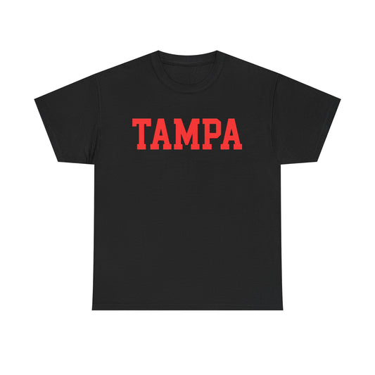 Tampa Retro Collegiate Tee — Classic City Lettering T‑Shirt