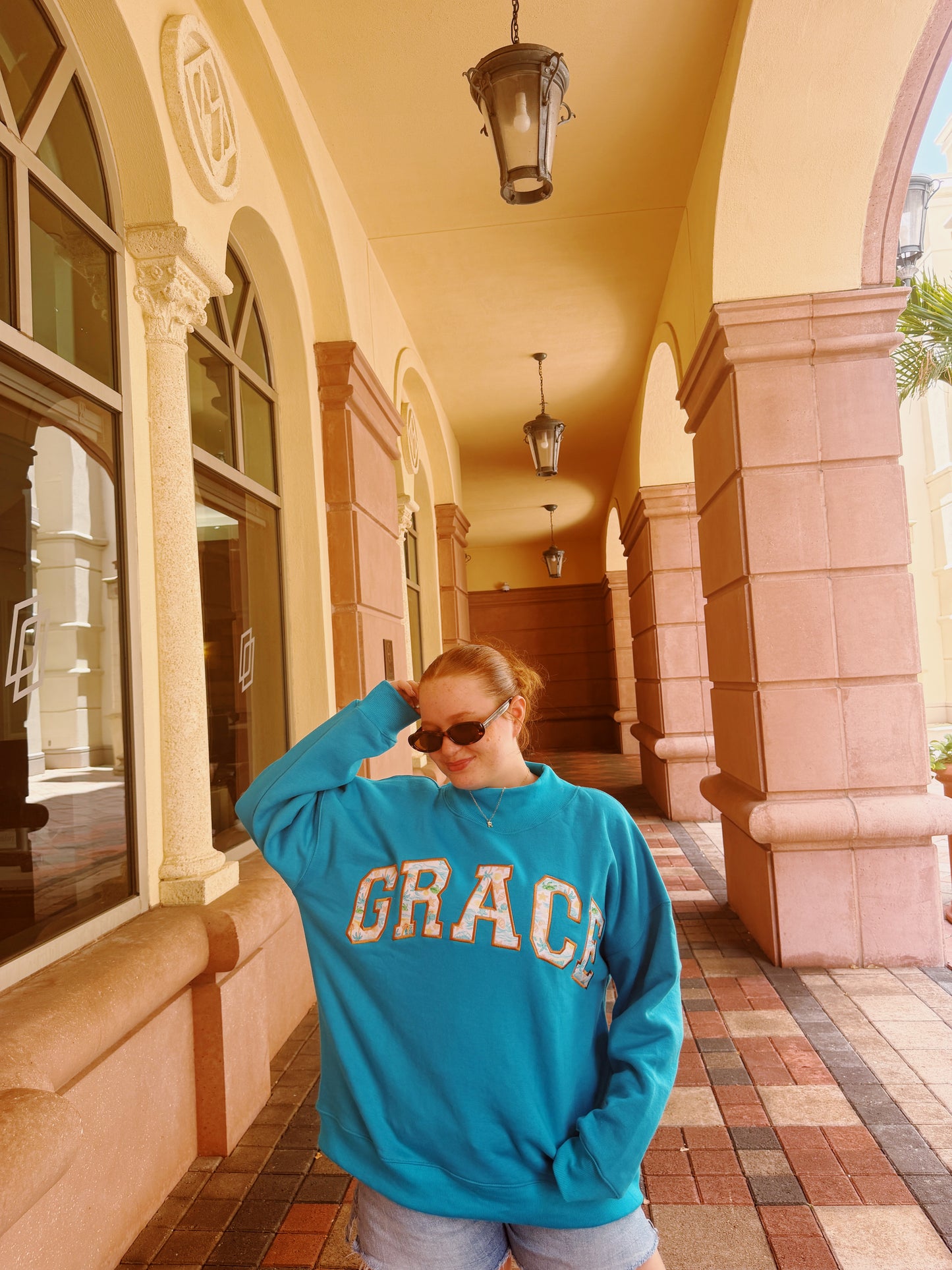 GRACE- COASTAL CRUSH MOCK NECK