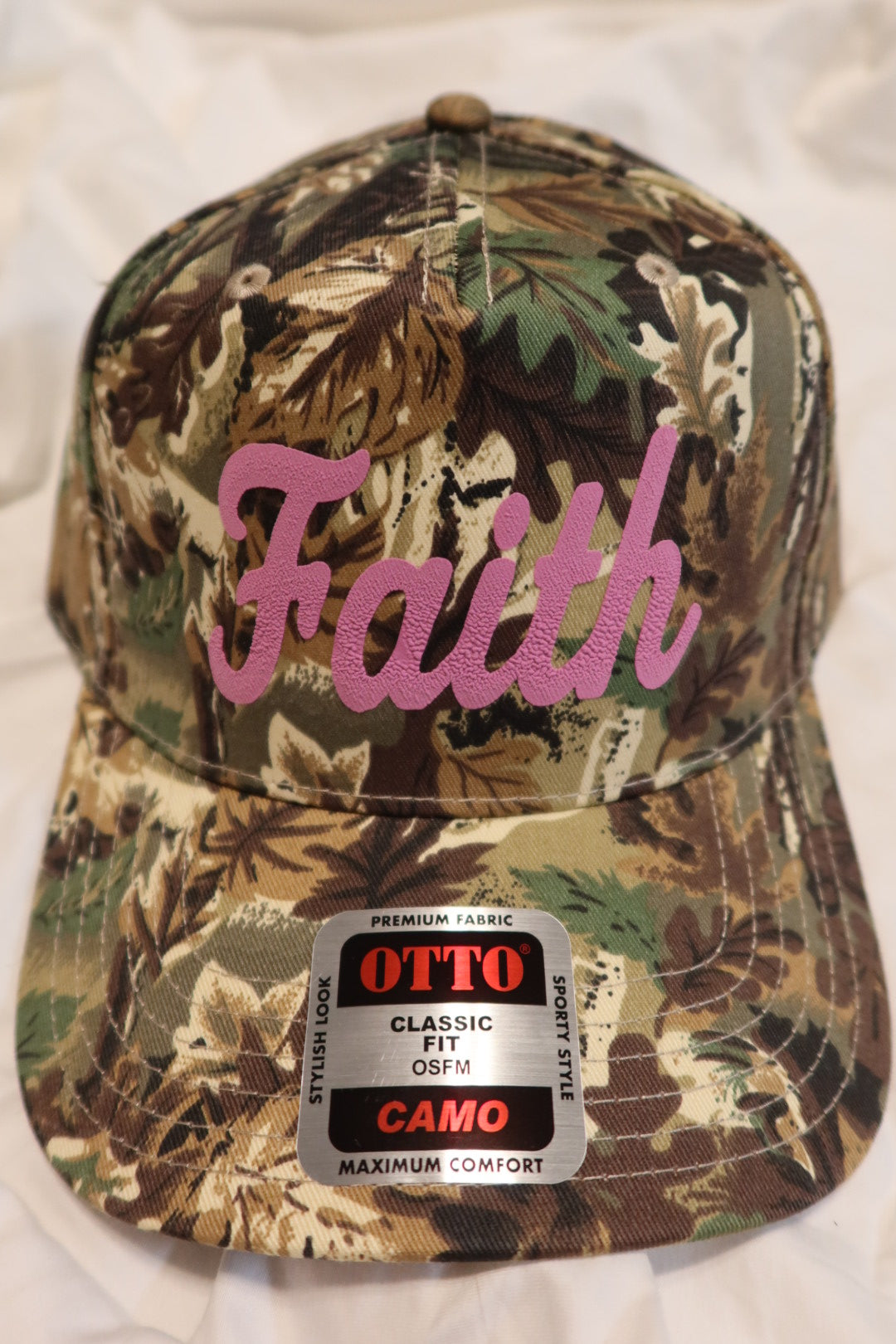 FAITH PUFF PRINT CAMO HAT