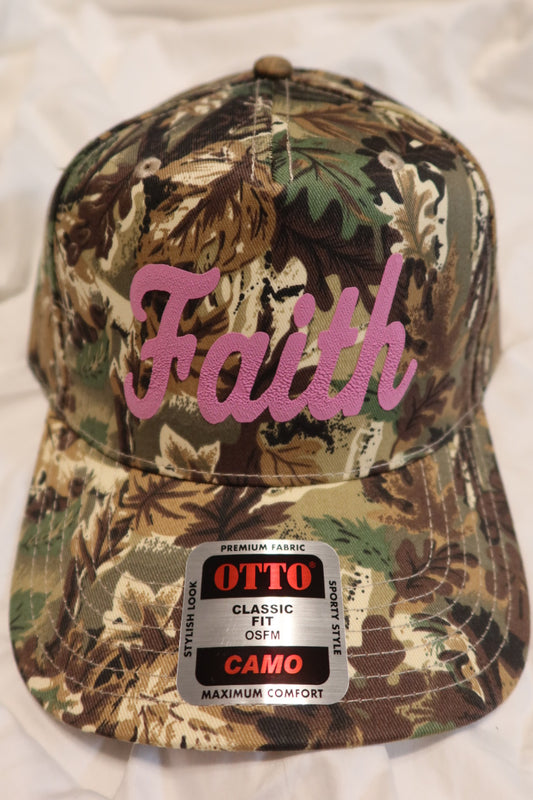 FAITH PUFF PRINT CAMO HAT
