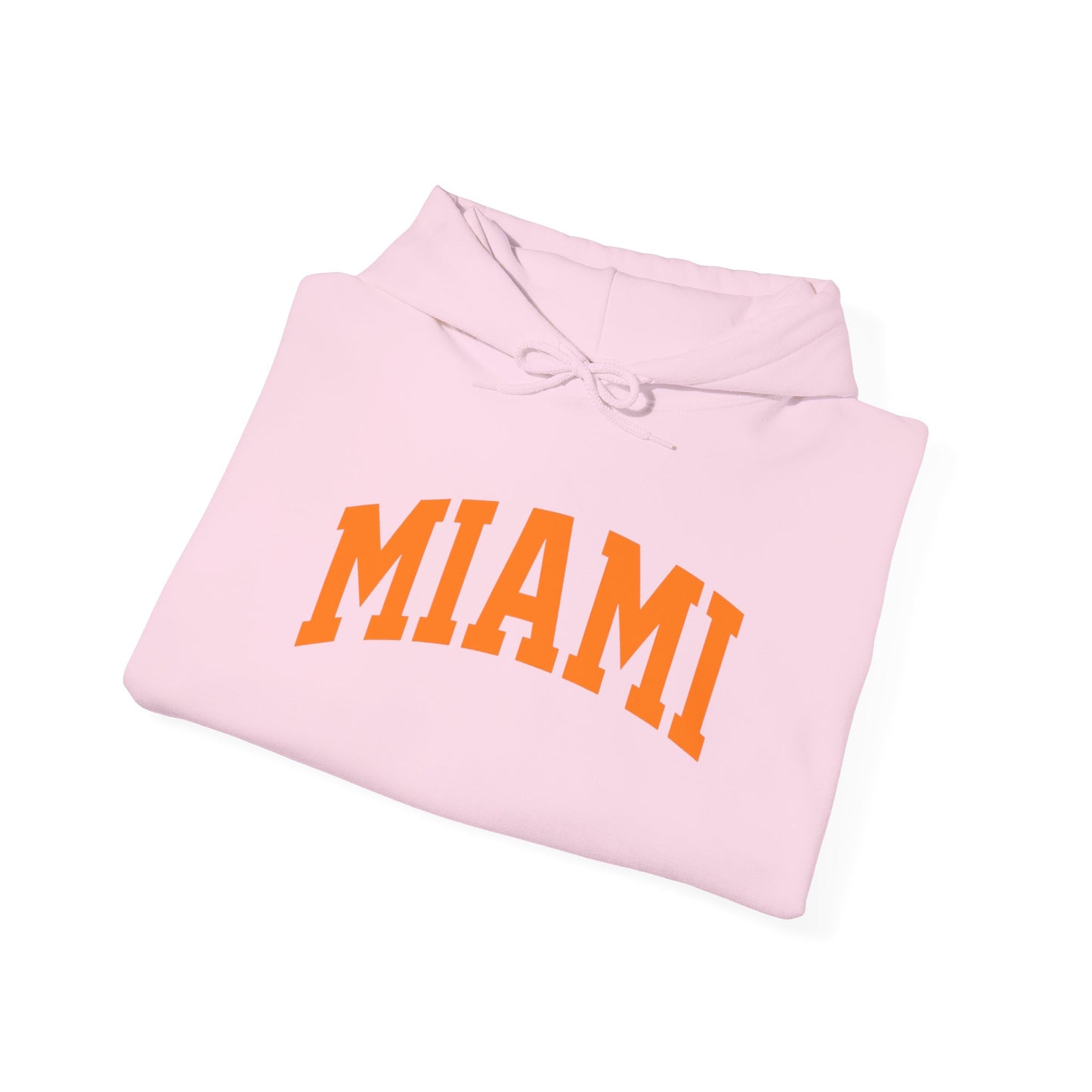 Miami Arch Logo Hoodie — Classic Collegiate Sweatshirt