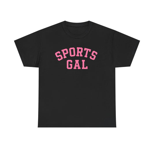 Sports Gal T-Shirt — Pink Athletic Graphic Tee for Active Women