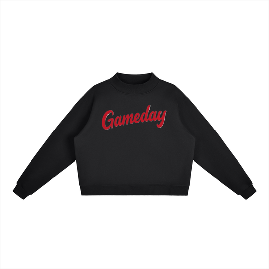 Gameday Essential Fleece Mock-Neck Crew Sweatshirt