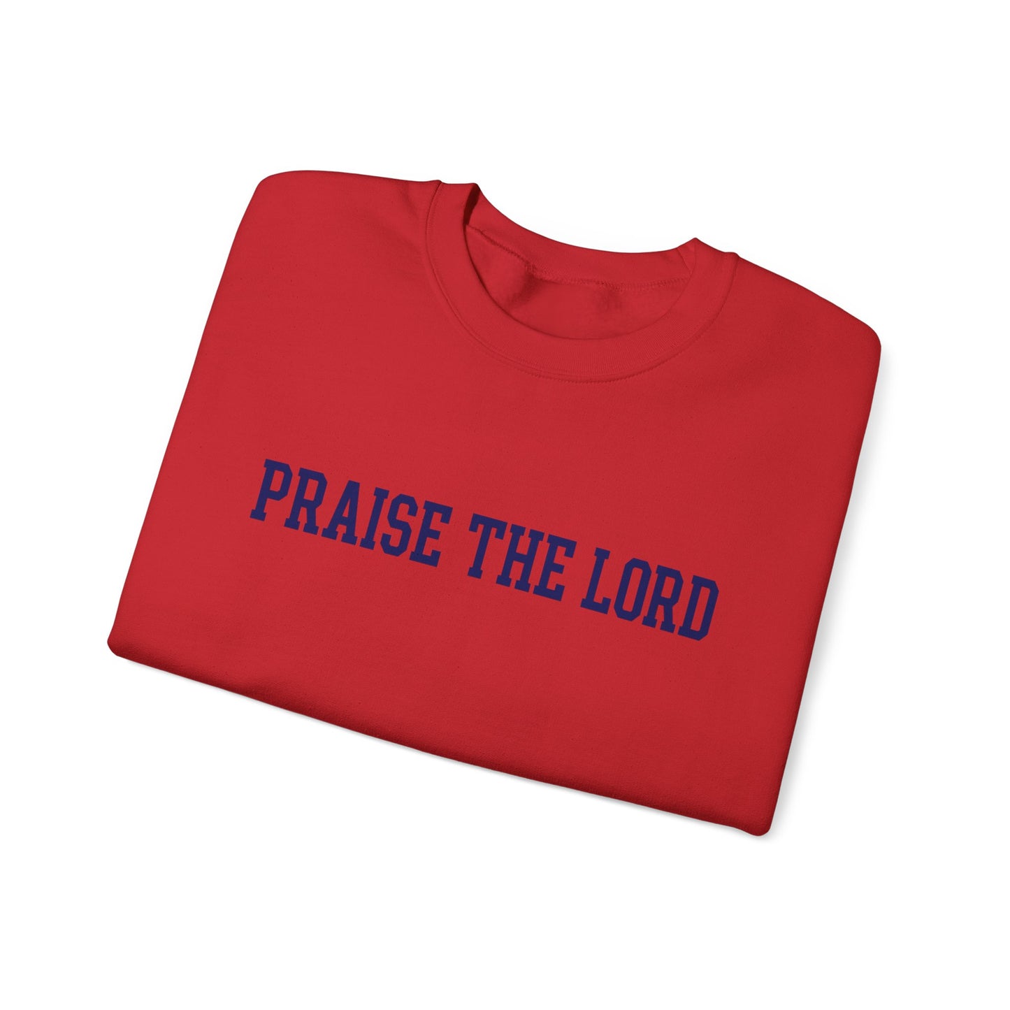 Praise The Lord Crewneck Sweatshirt — Christian Faith Graphic Sweatshirt