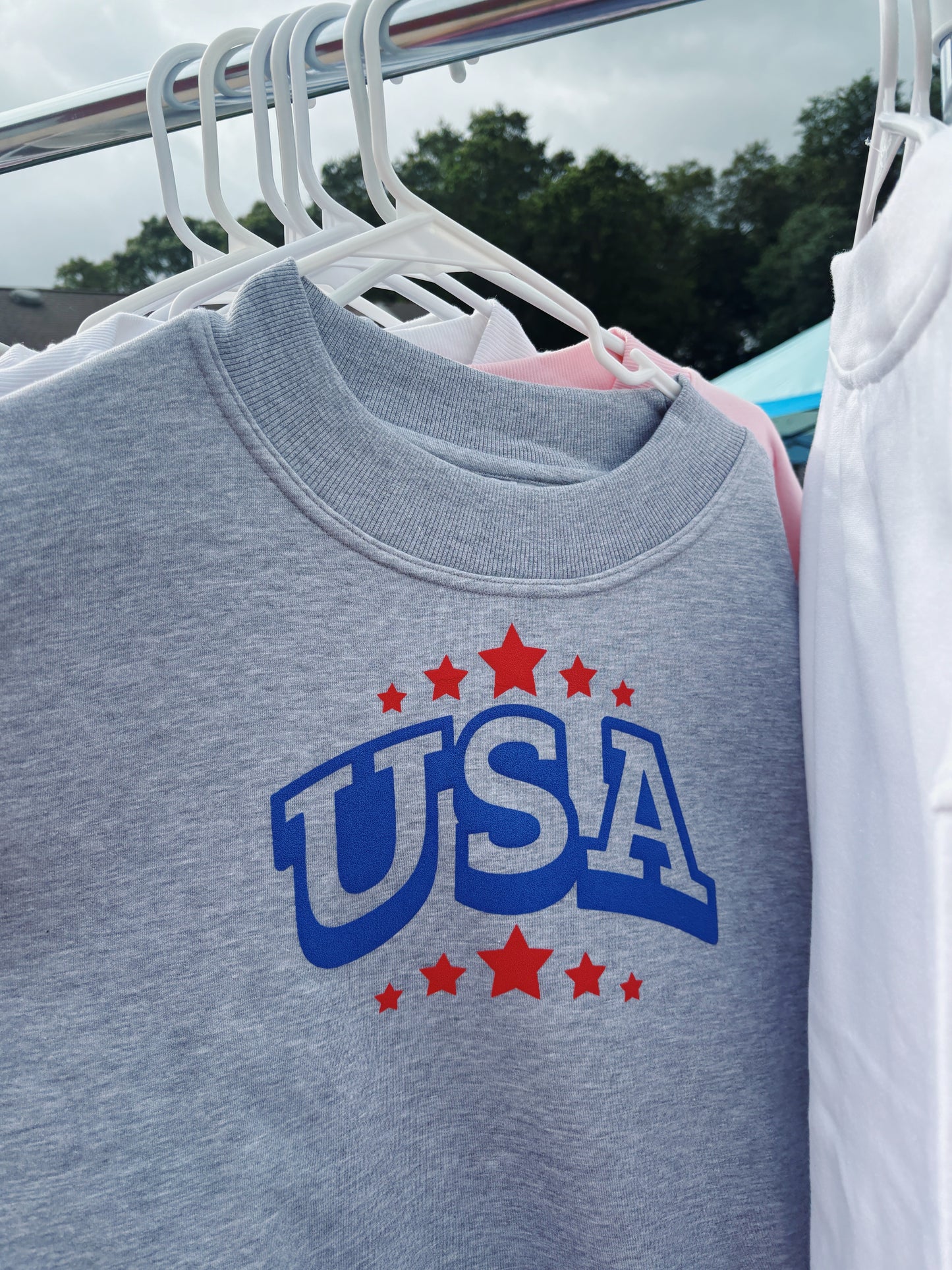 USA STAR ARCH MOCK NECK L/XL