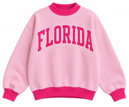 FLORIDA- PINK CRUSH MOCKNECK