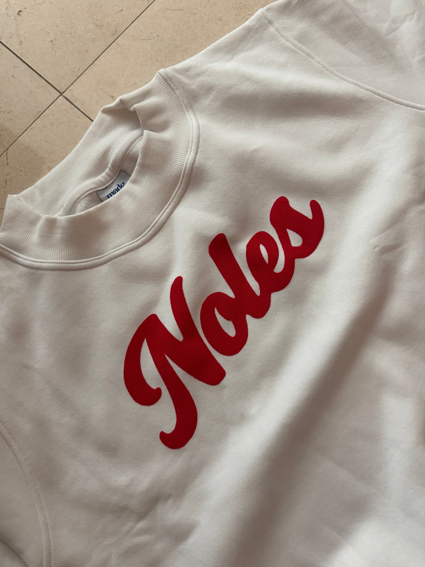 Noles puff print mockneck