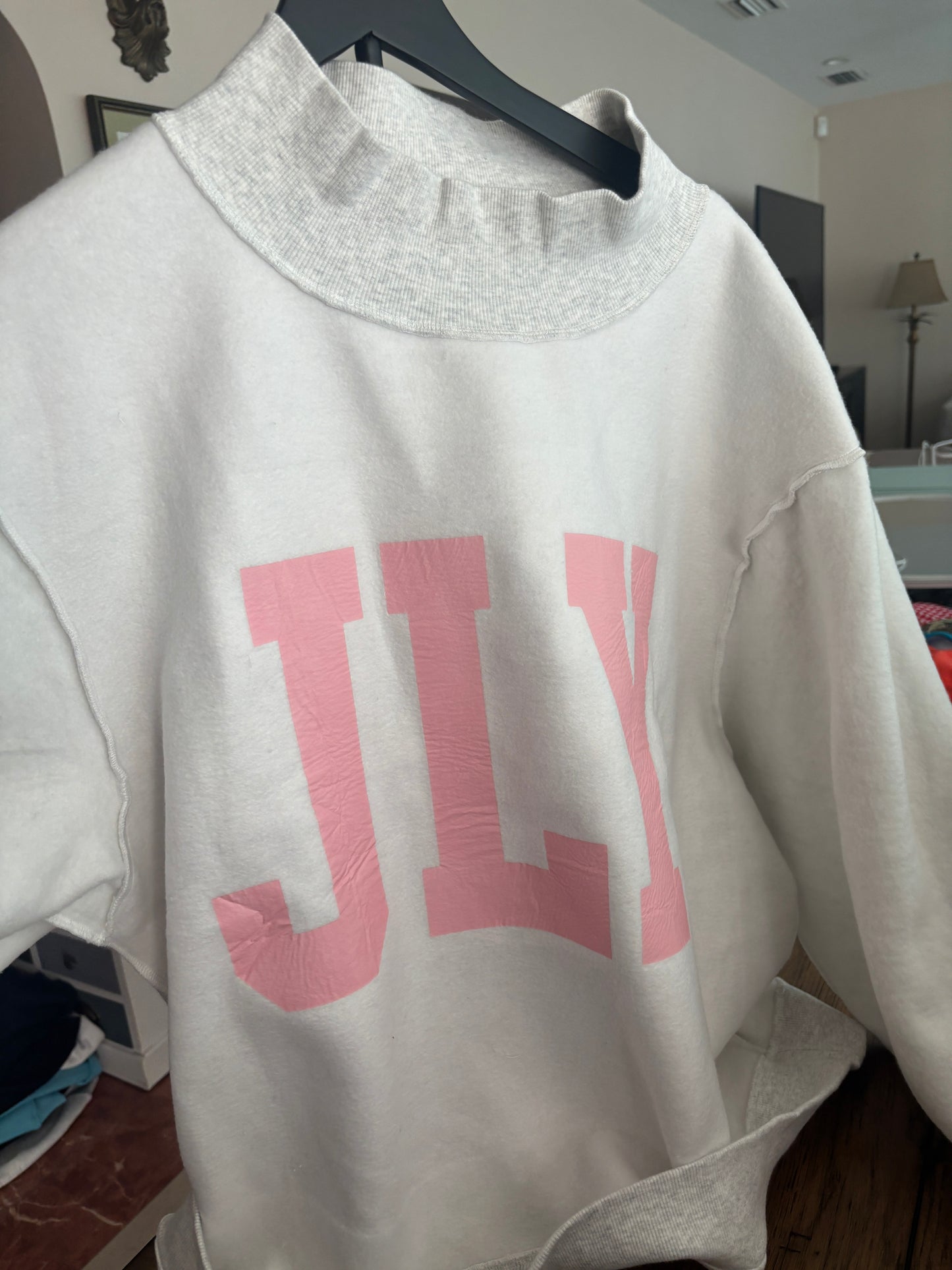 JESUS/JLY REVERSIBLE MOCK NECK L/XL FLEECE