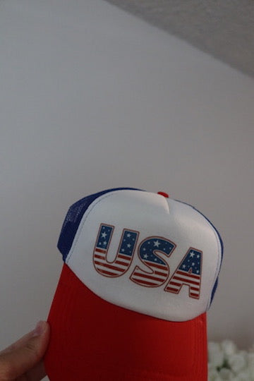 USA TRUCKER HAT