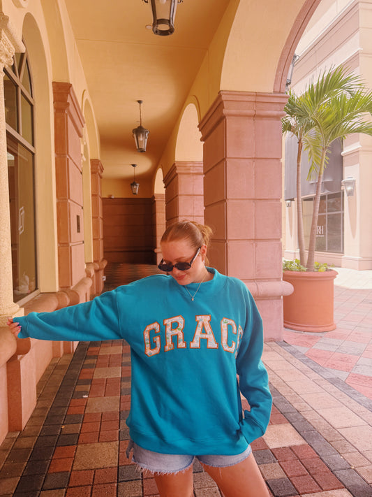 GRACE- COASTAL CRUSH MOCK NECK