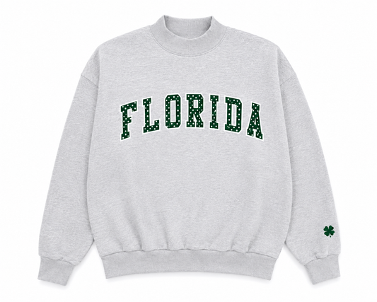 Florida green polka mocknecks PREORDER
