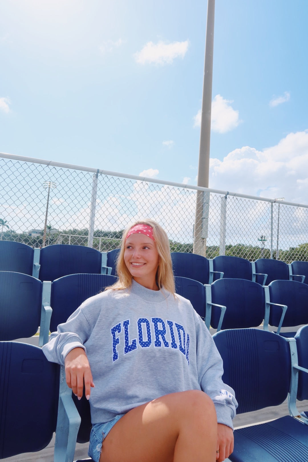 FLORIDA- ROYAL POLKA MOCK NECK
