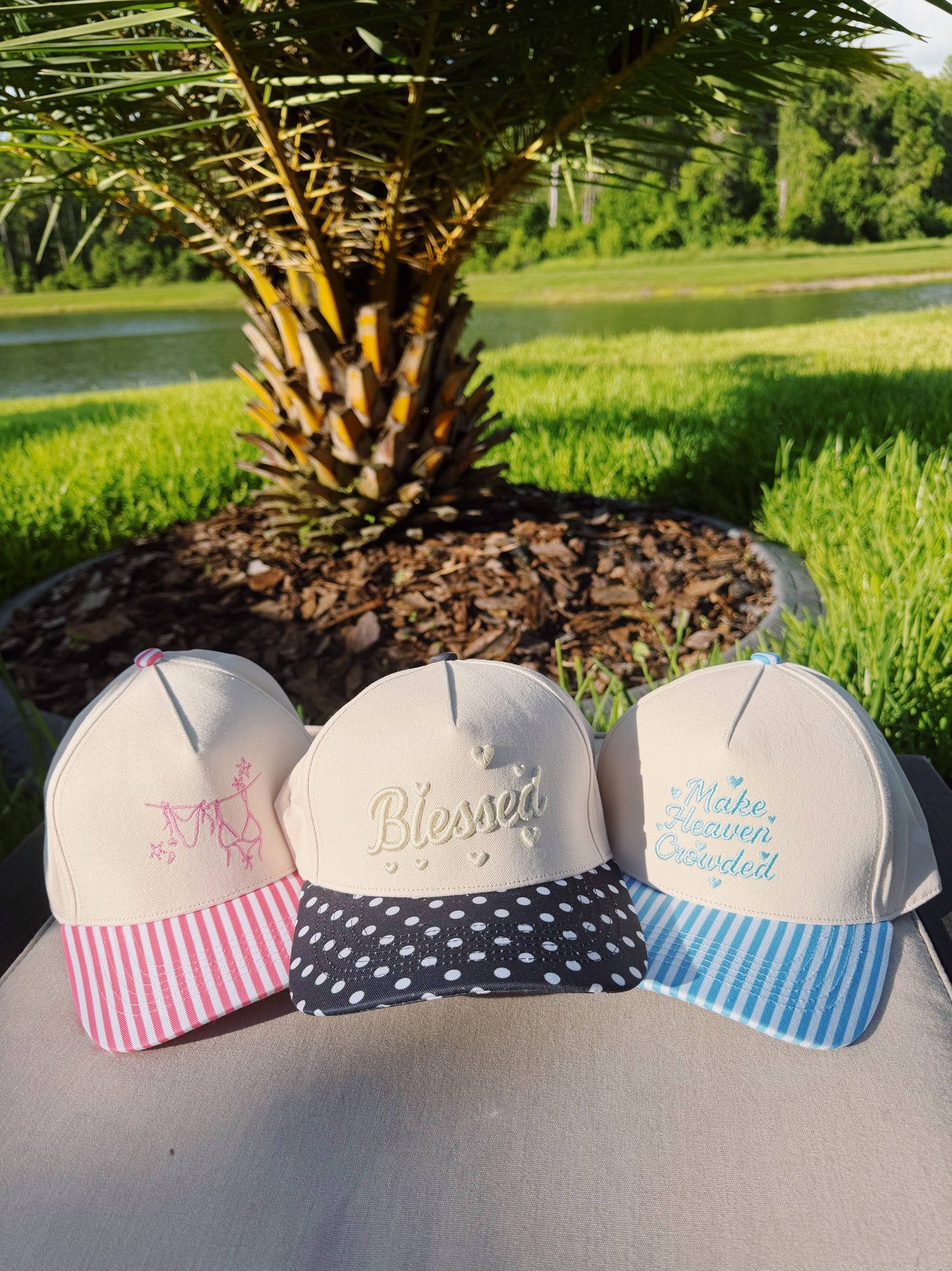 Summer Embroidered Hats