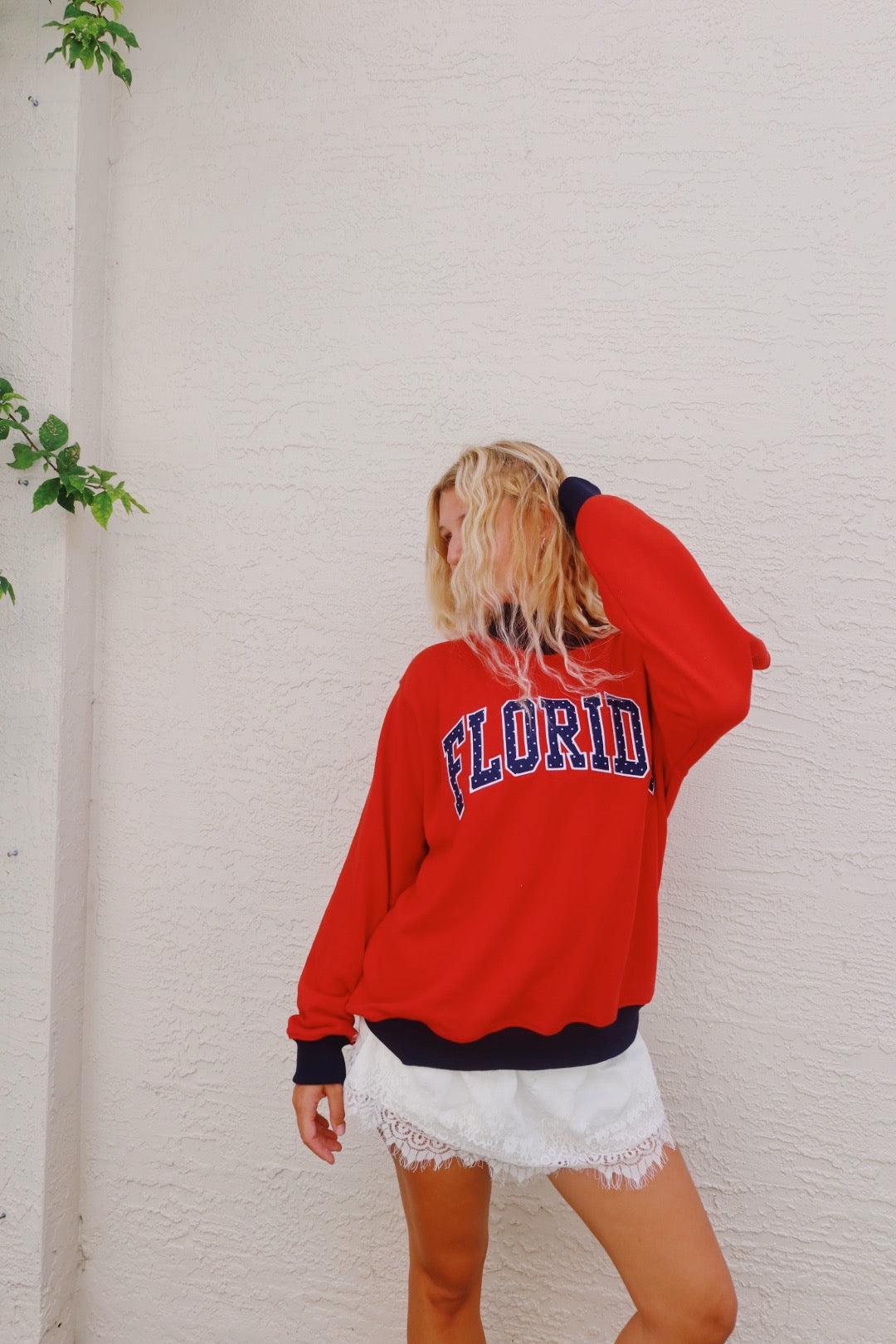 Cherry blast Florida mockneck