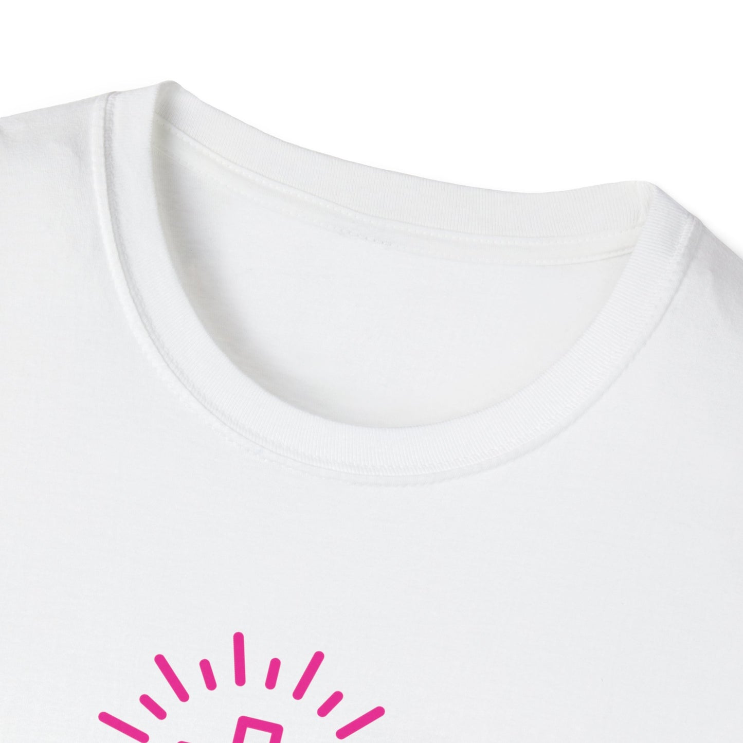 Christian Cross T-Shirt — Pink Radiant Faith Tee