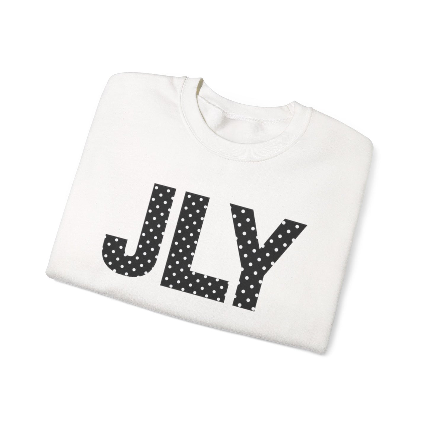 JLY Polka Dot Crewneck Sweatshirt