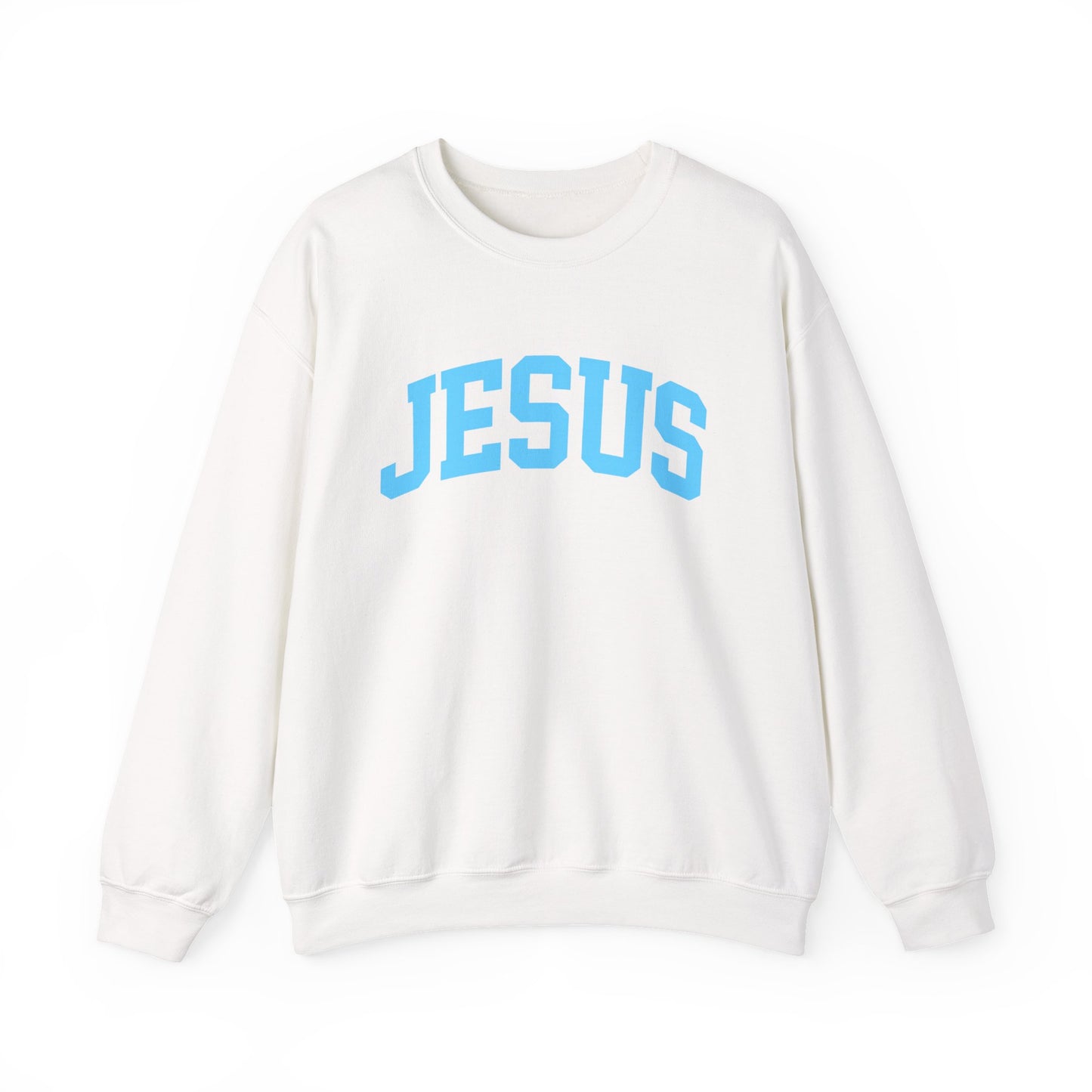 Jesus Crewneck Sweatshirt — Classic Faith Graphic Pullover