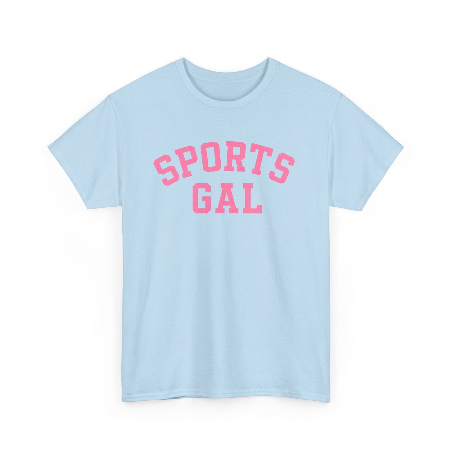 Sports Gal T-Shirt — Pink Athletic Graphic Tee for Active Women