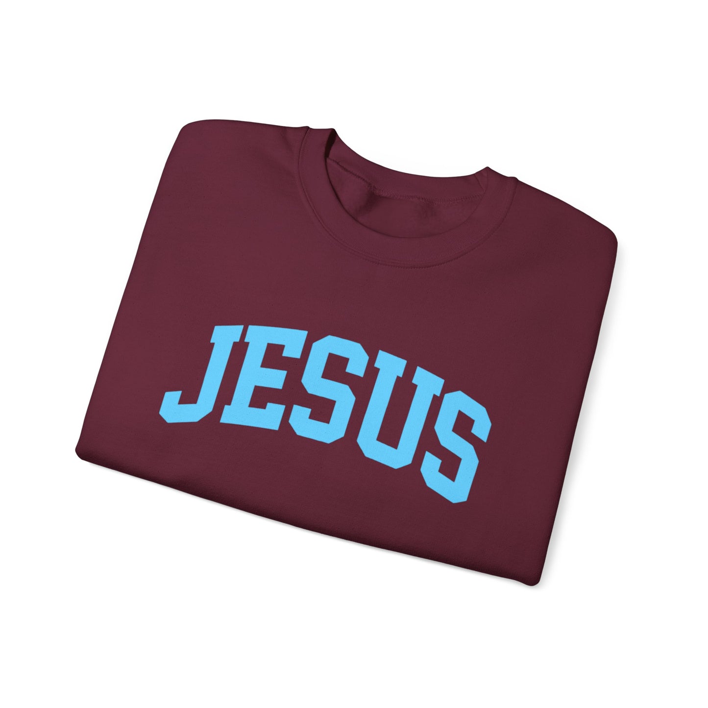 Jesus Crewneck Sweatshirt — Classic Faith Graphic Pullover