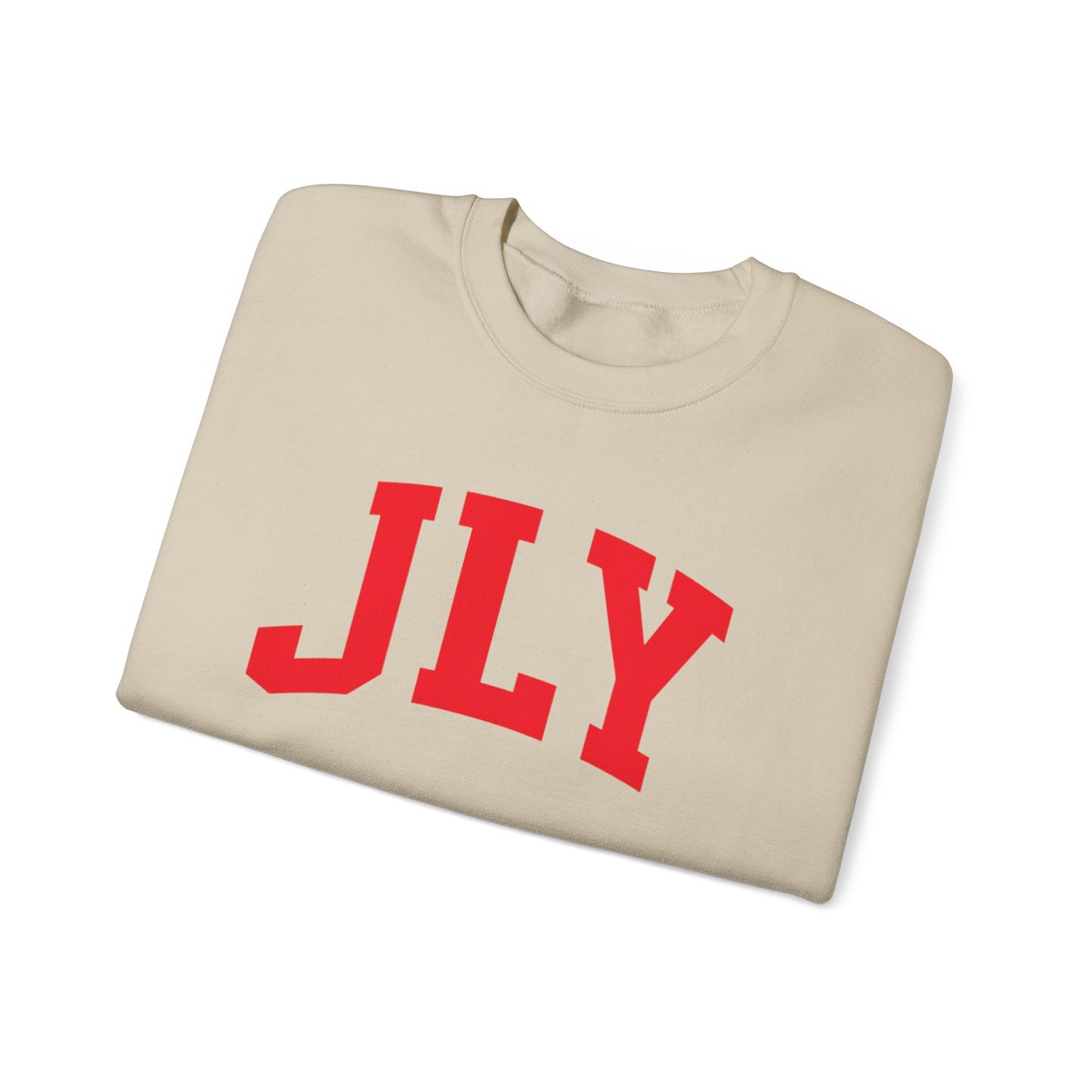JLY Red Collegiate Crewneck Sweatshirt