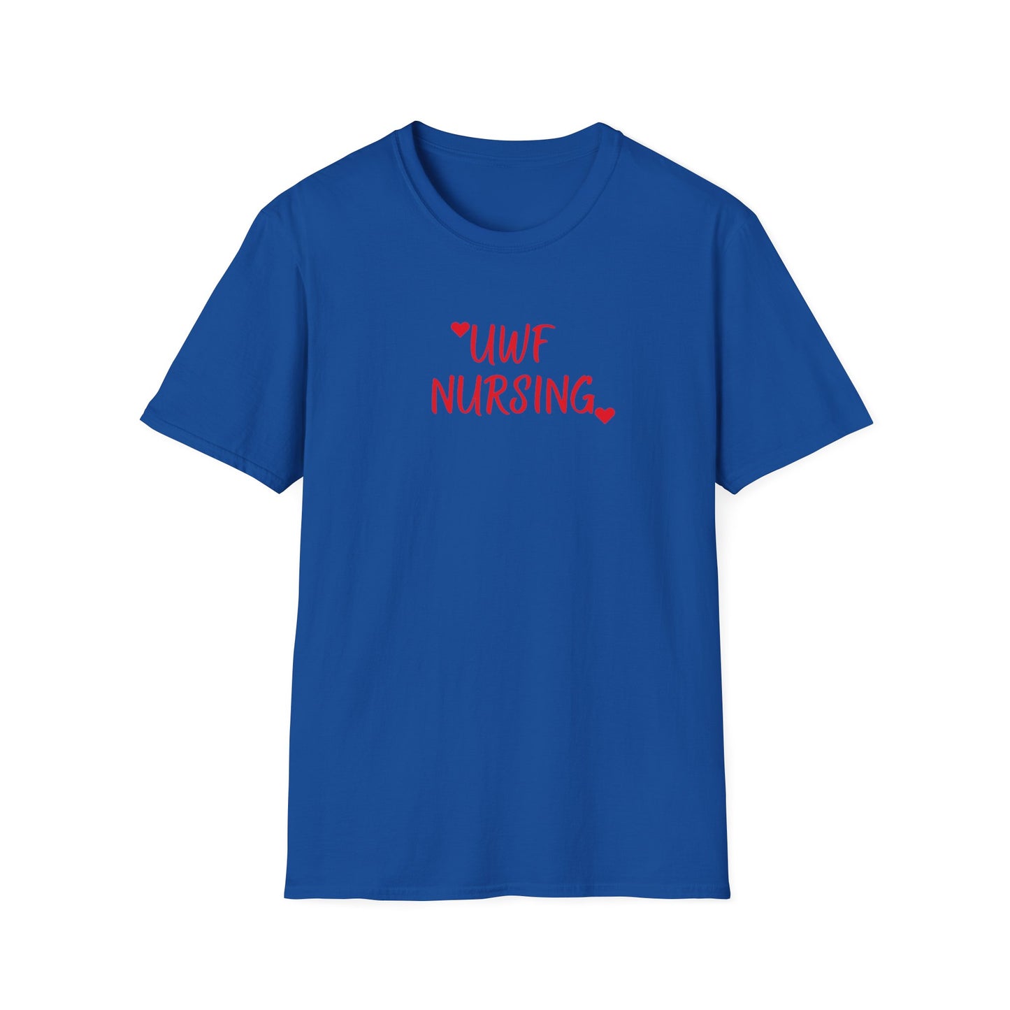 UWF Nursing T-Shirt — Cute Red Heart Nursing Tee for University of West Florida Students & Nurses
