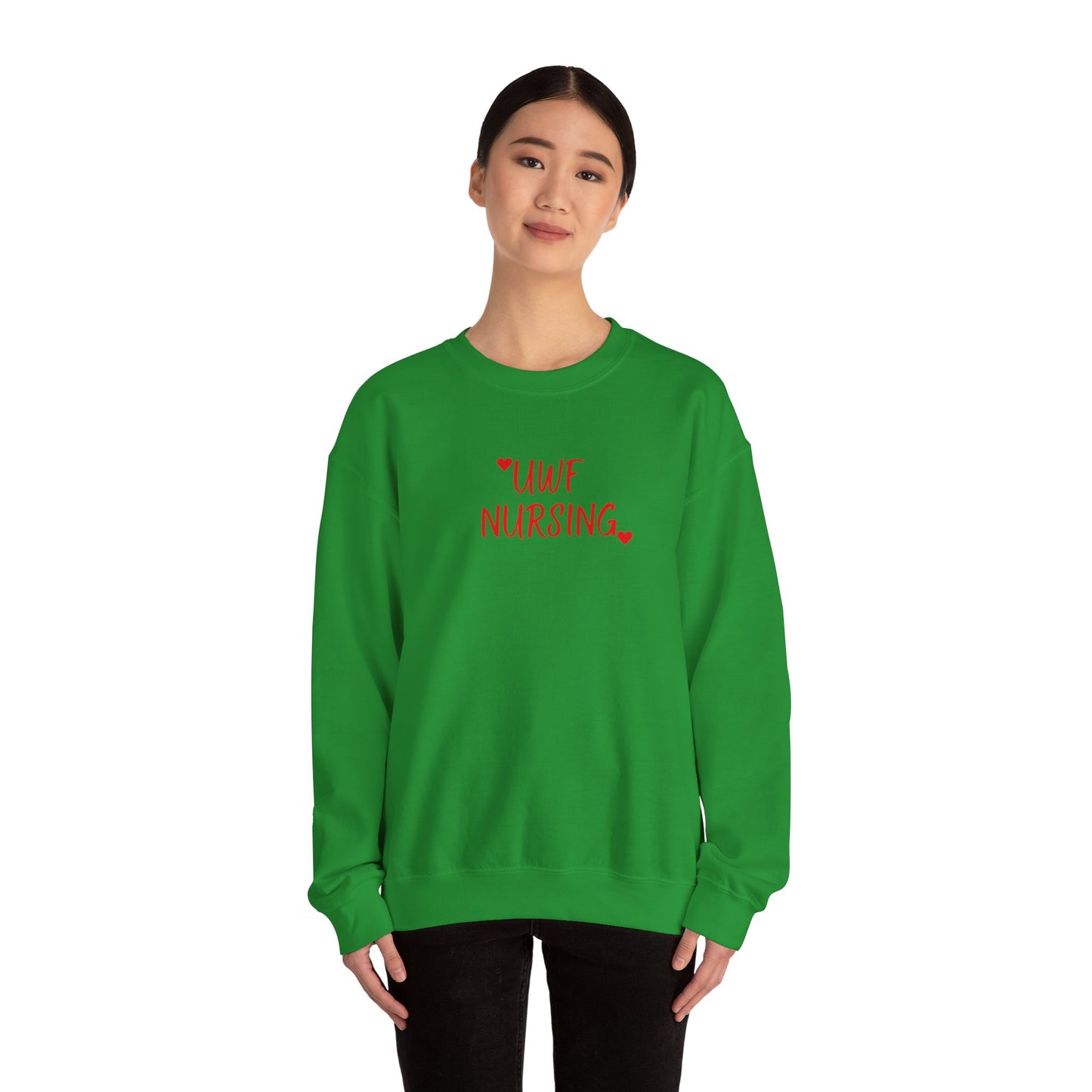 UWF Nursing T-Shirt — Cute Red Heart Nursing Tee for University of West Florida Students & Nurses