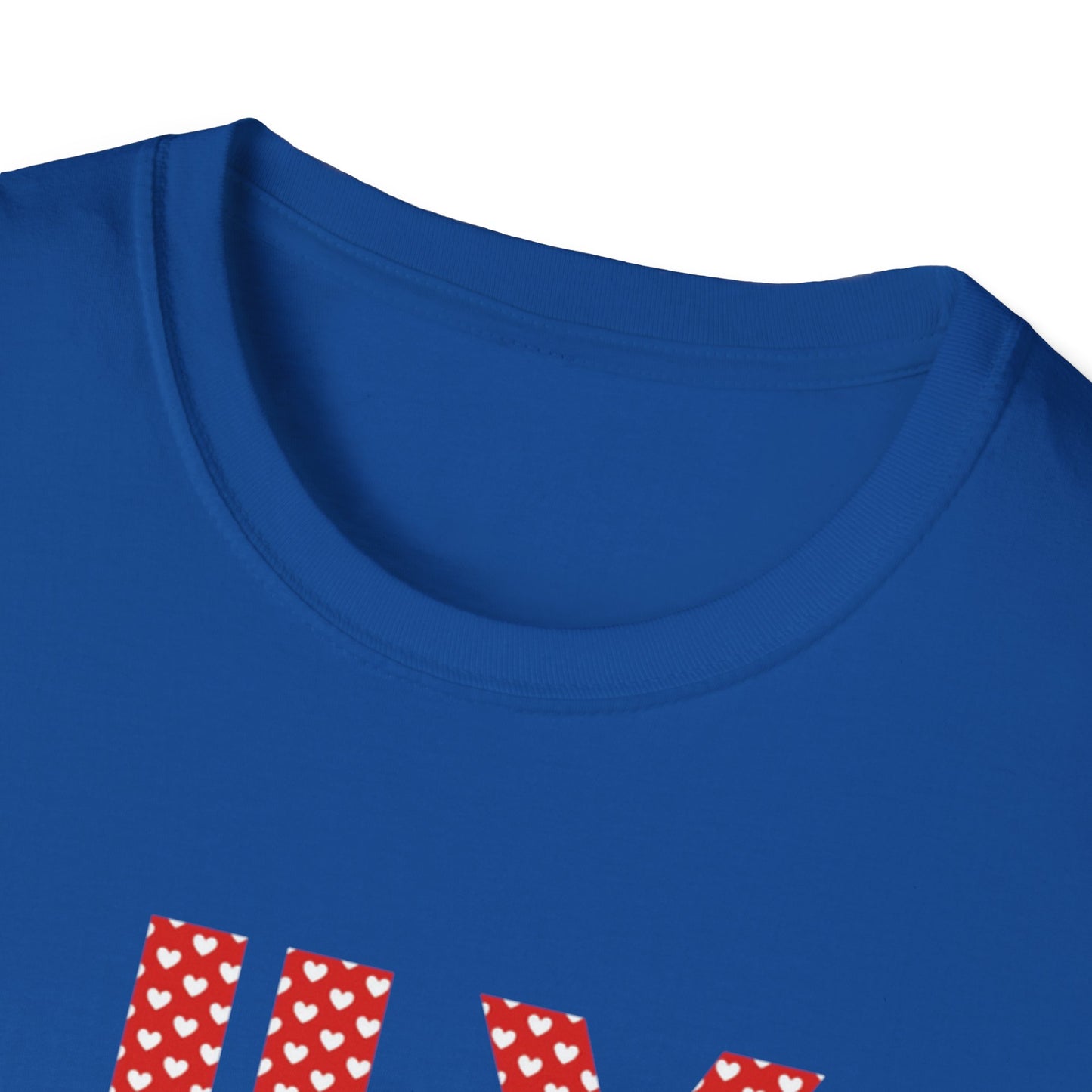 JLY Polka Dot Tee — Red Monogram Graphic T-Shirt
