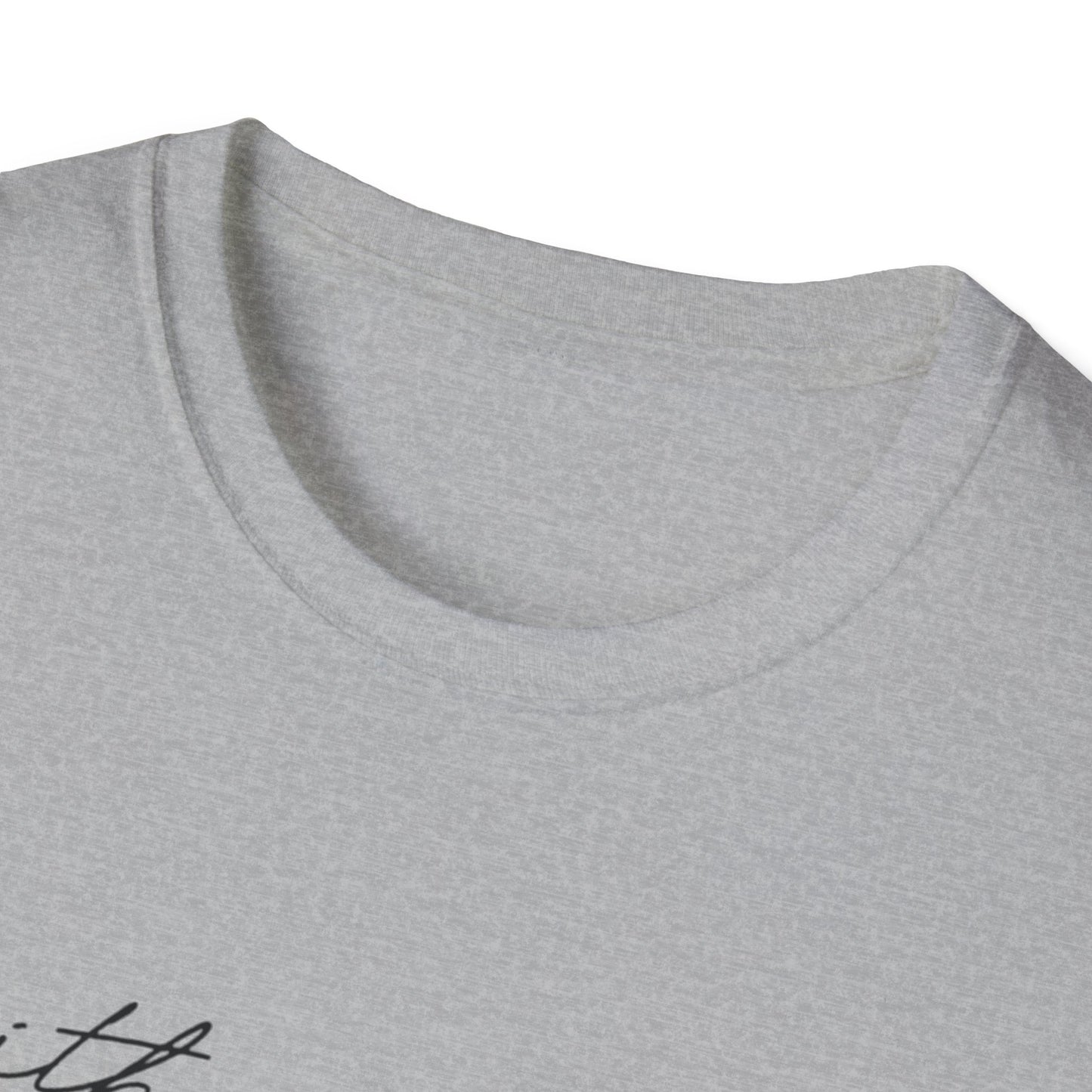 Faith Over Fear T-Shirt — Minimal Script Christian Tee