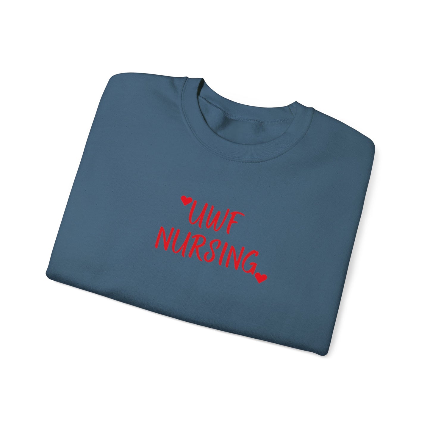 UWF Nursing T-Shirt — Cute Red Heart Nursing Tee for University of West Florida Students & Nurses
