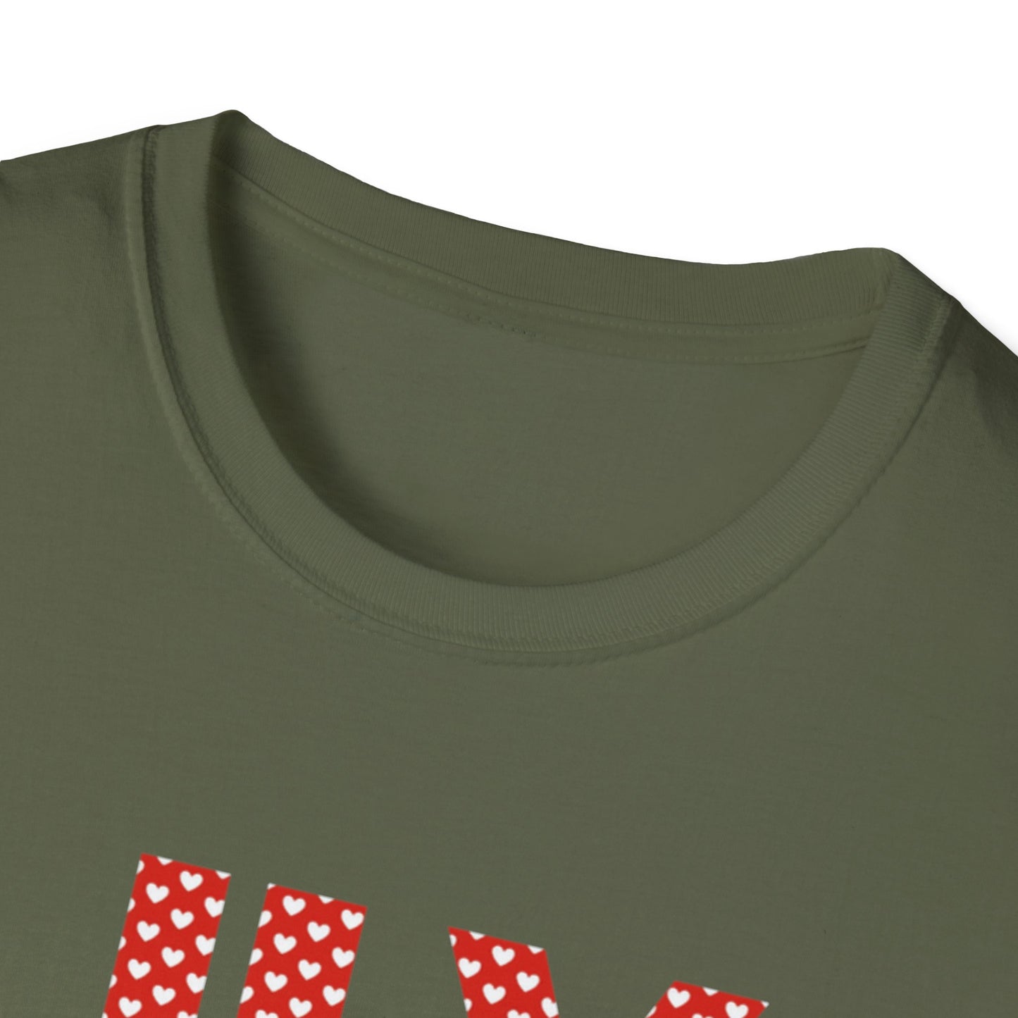 JLY Polka Dot Tee — Red Monogram Graphic T-Shirt