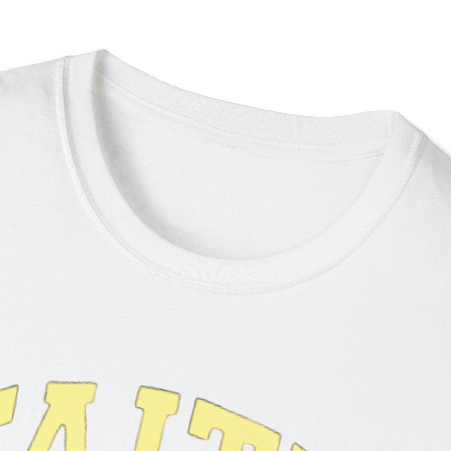 Faith Graphic T-Shirt — Yellow Lettering with Star
