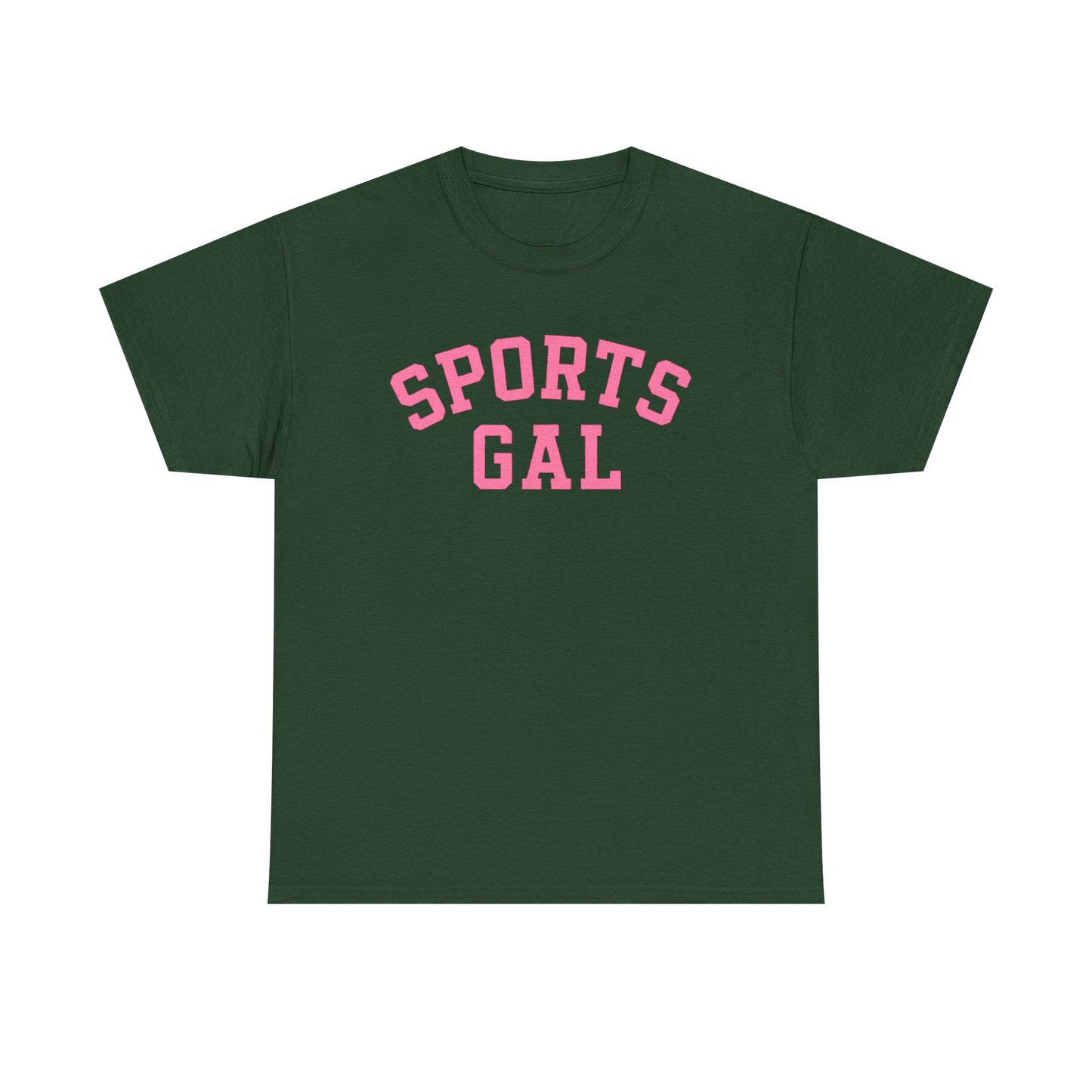 Sports Gal T-Shirt — Pink Athletic Graphic Tee for Active Women