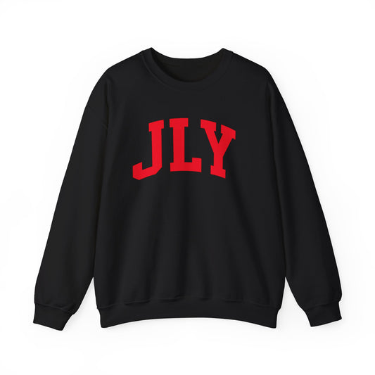 JLY Red Collegiate Crewneck Sweatshirt