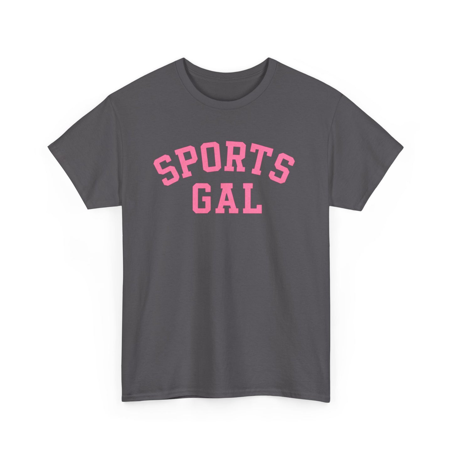 Sports Gal T-Shirt — Pink Athletic Graphic Tee for Active Women