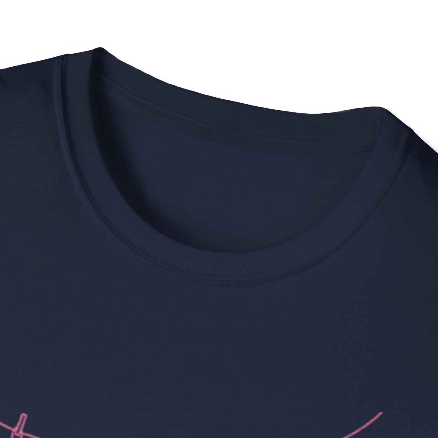 Bikini Line Graphic T‑Shirt – Pink Swimsuit Clothesline Tee