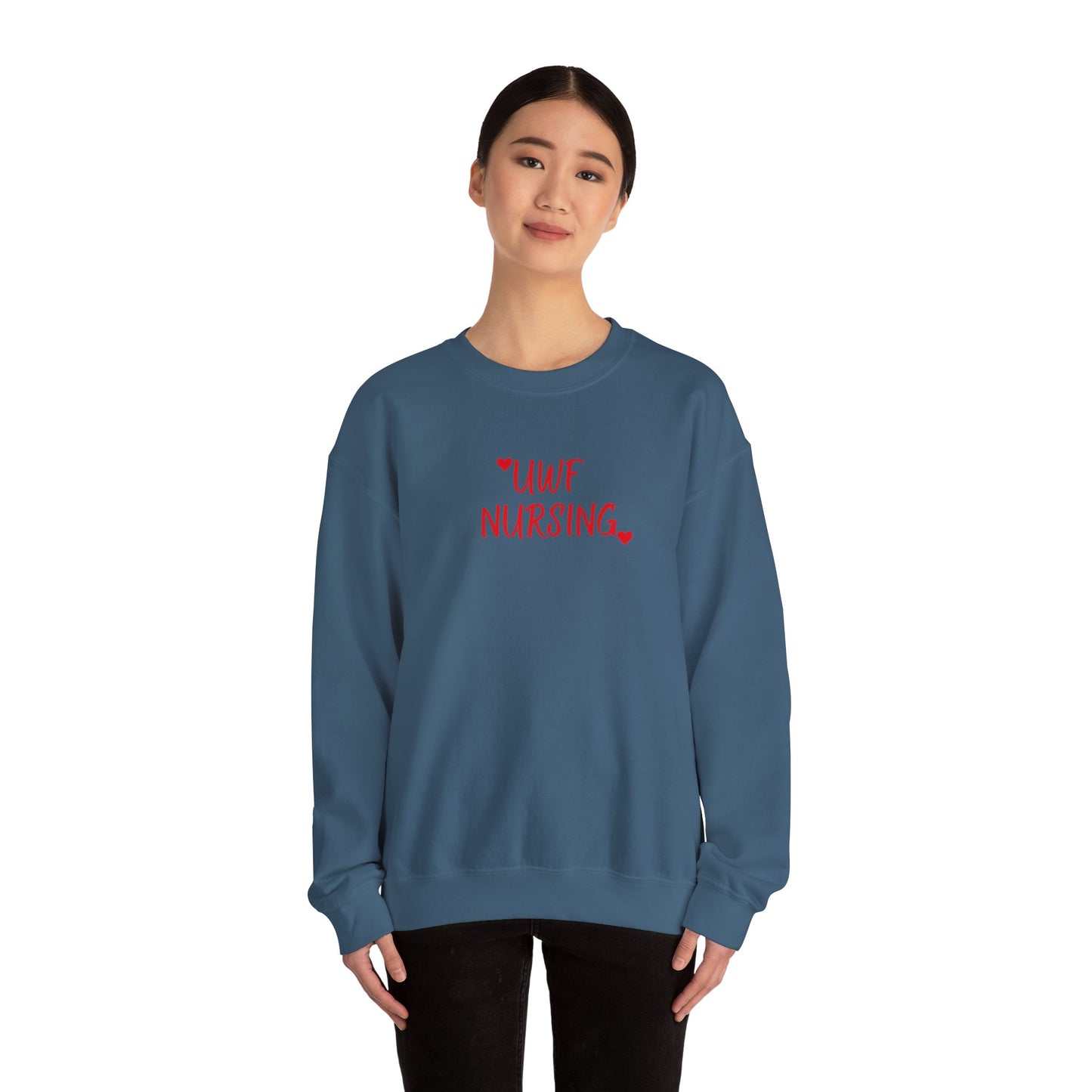 UWF Nursing T-Shirt — Cute Red Heart Nursing Tee for University of West Florida Students & Nurses