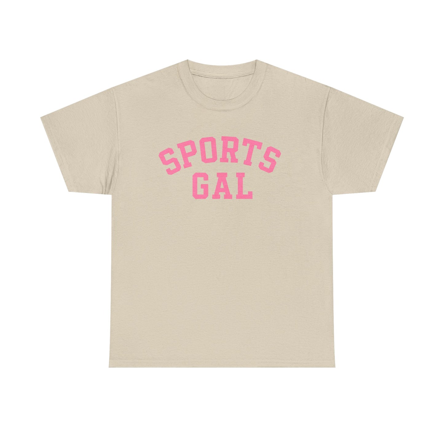Sports Gal T-Shirt — Pink Athletic Graphic Tee for Active Women