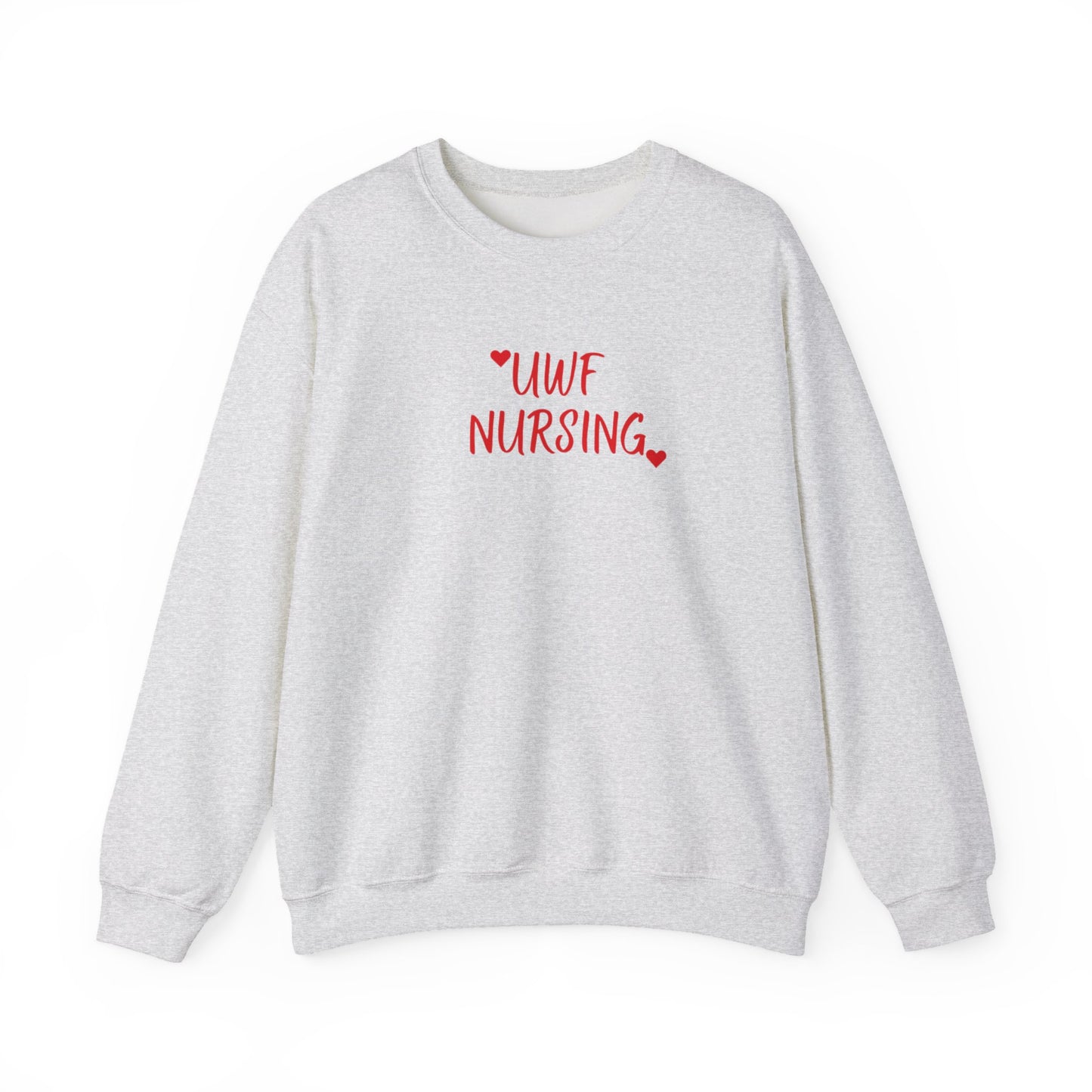 UWF Nursing T-Shirt — Cute Red Heart Nursing Tee for University of West Florida Students & Nurses