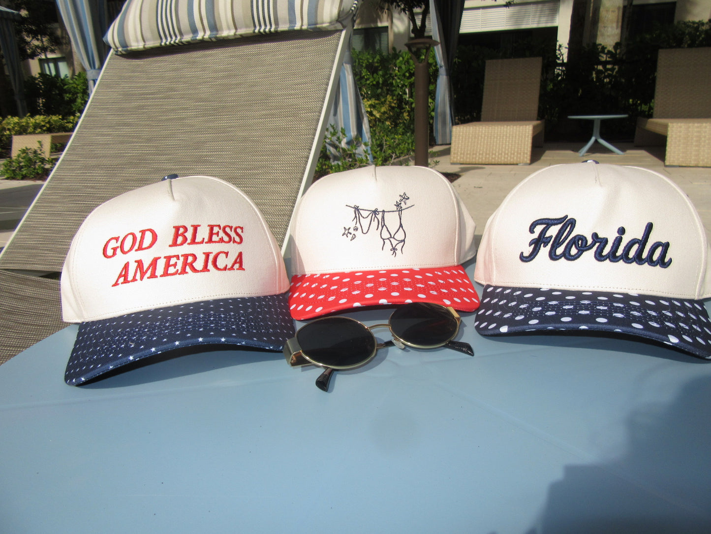AMERICANA EMBROIDERED HATS