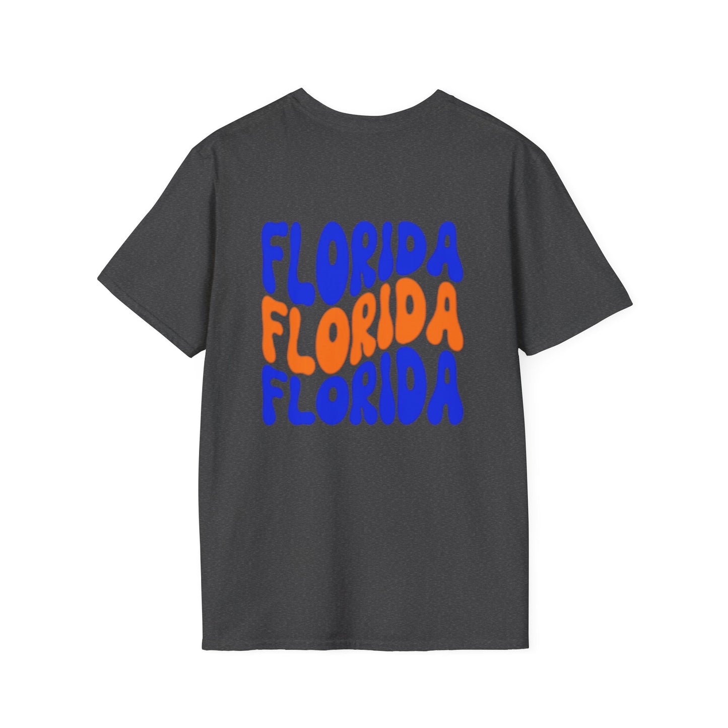 Florida Retro Wave T-Shirt — Colorful Repeat Logo Tee