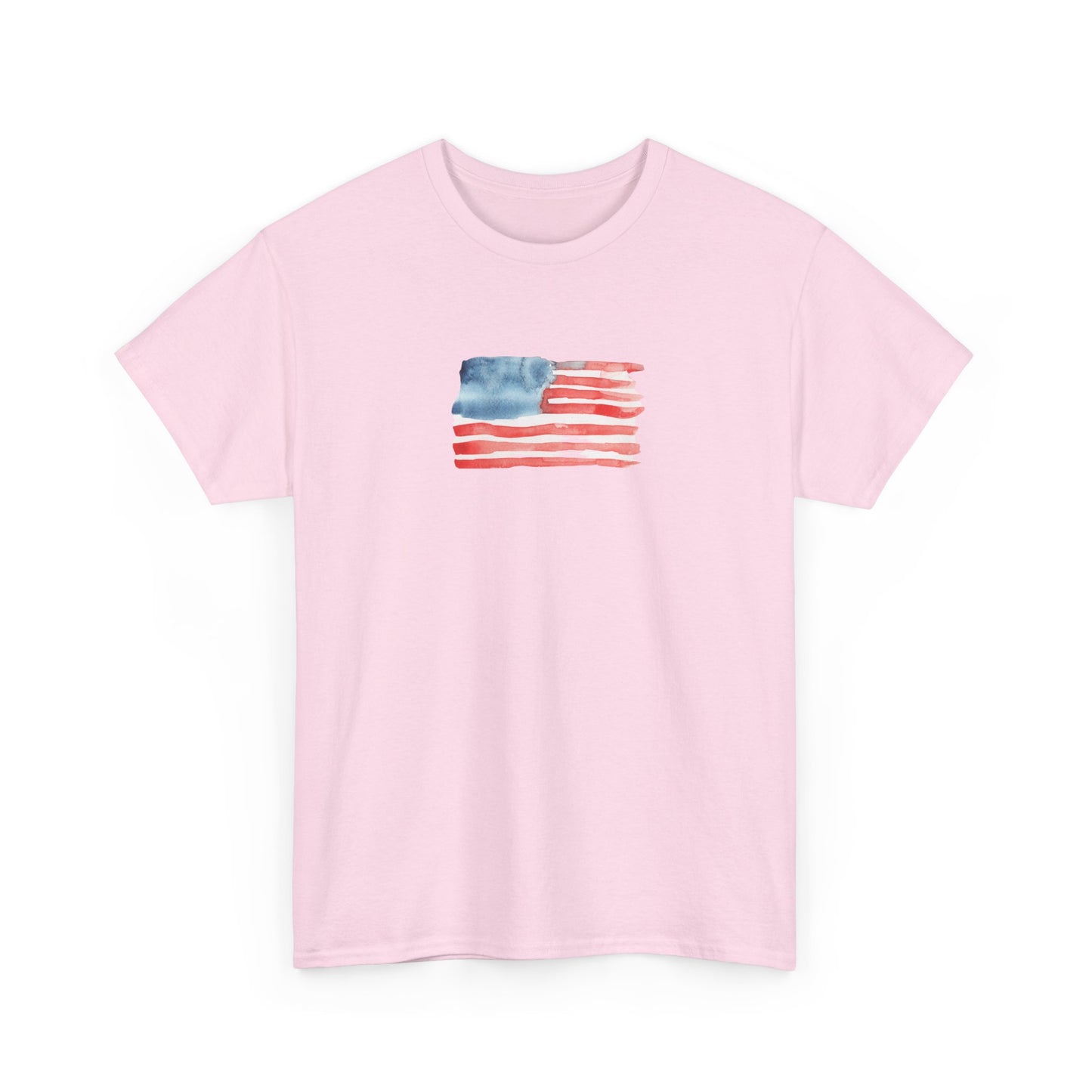 American Watercolor Flag T-Shirt