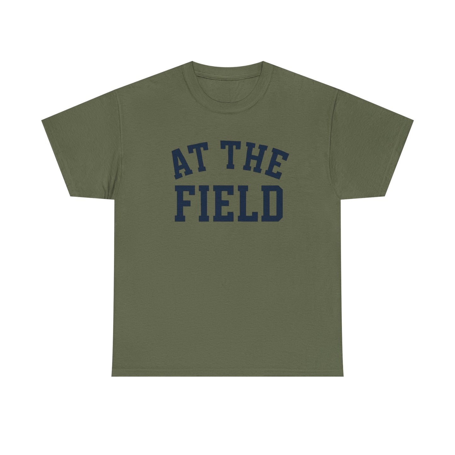 At The Field T-Shirt — Athletic Vintage Crew Tee for Sports Fans